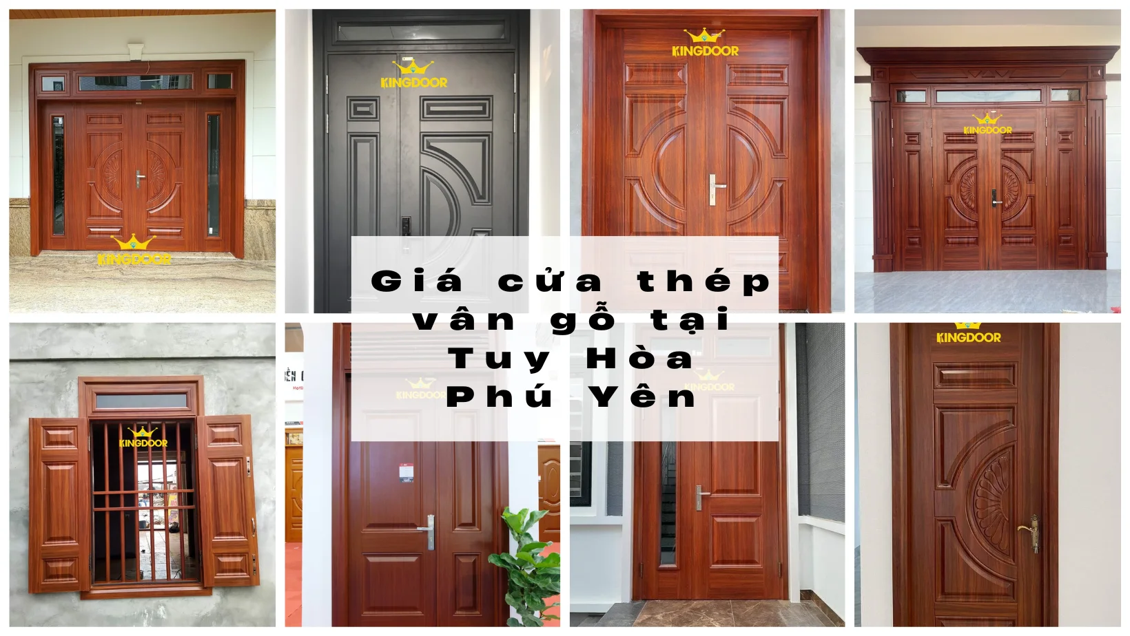 Giá Cửa Thép Vân Gỗ Tại Tuy Hòa – Phú Yên
